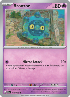 Bronzor - Temporal Forces - #68 - Pokemon TCG card