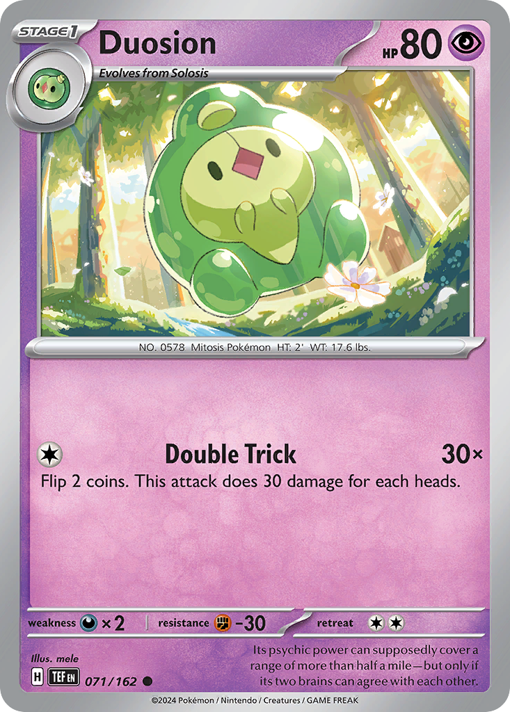 Duosion - Temporal Forces - #71 - Pokemon TCG card