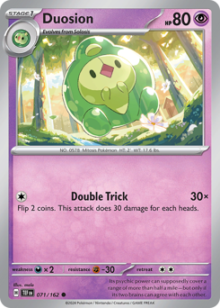 Duosion - Temporal Forces - #71 - Pokemon TCG card