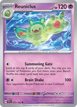 Reuniclus - Temporal Forces - #72 - Pokemon TCG card