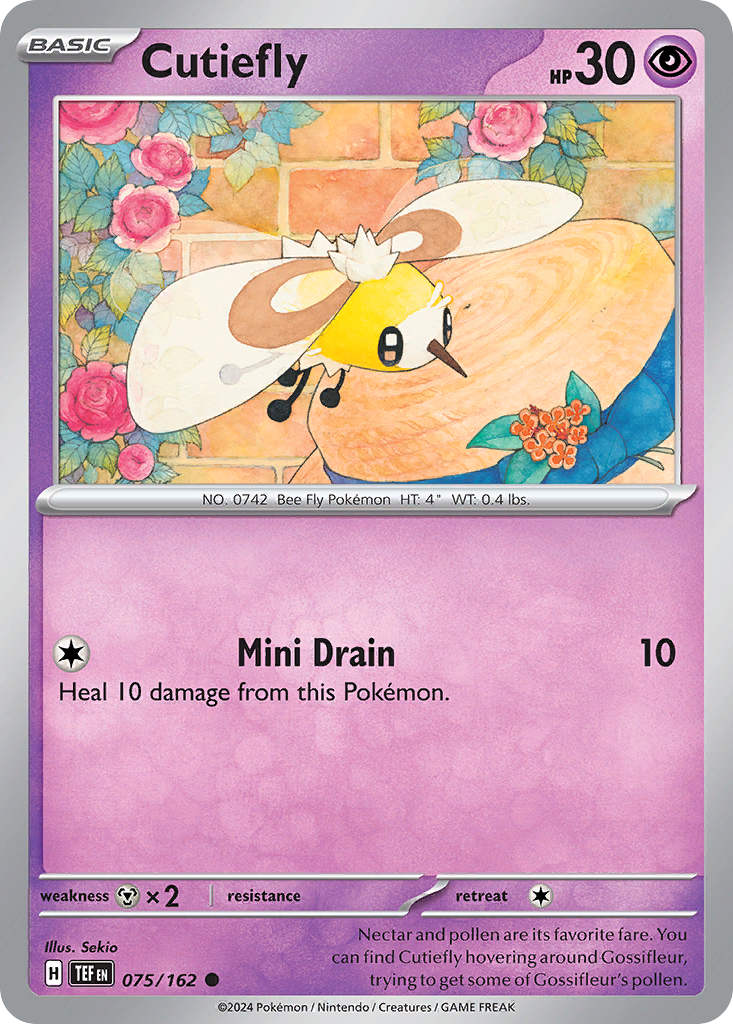 Cutiefly - Temporal Forces - #75 - Pokemon TCG card