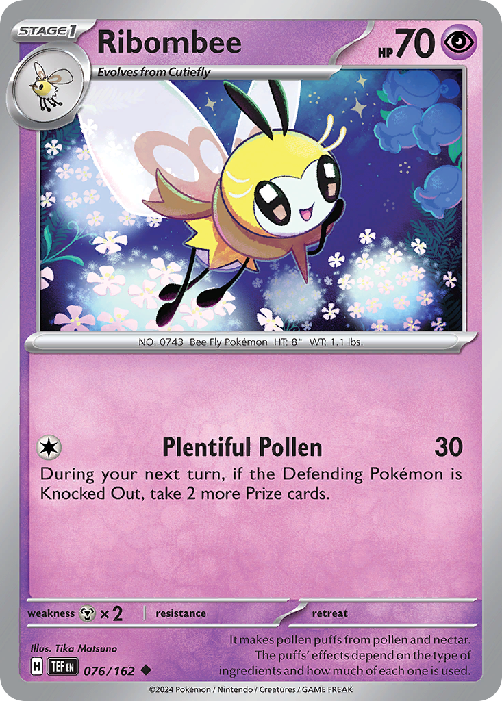 Ribombee - Temporal Forces - #76 - Pokemon TCG card