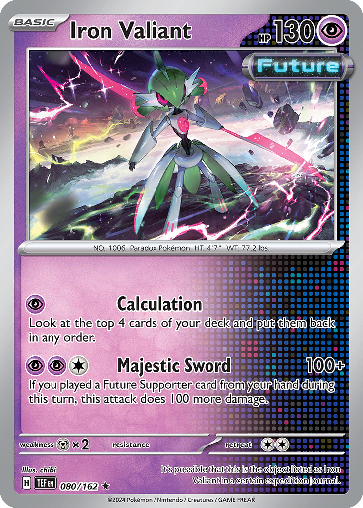 Iron Valiant - Temporal Forces - #80 - Pokemon TCG card