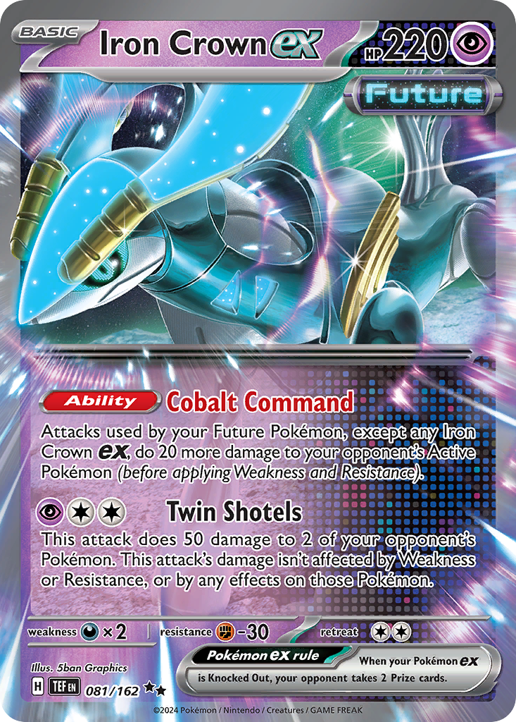 Iron Crown ex - Temporal Forces - #81 - Pokemon TCG card
