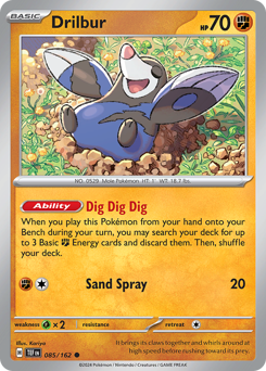 Drilbur - Temporal Forces - #85 - Pokemon TCG card