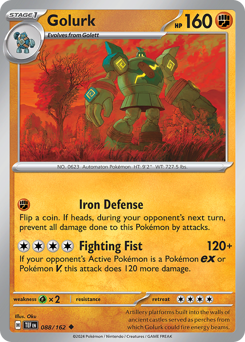Golurk #88 Golurk - Temporal Forces - #88 - Pokemon TCG card
