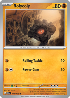 Rolycoly - Temporal Forces - #93 - Pokemon TCG card