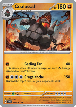 Coalossal - Temporal Forces - #95 - Pokemon TCG card