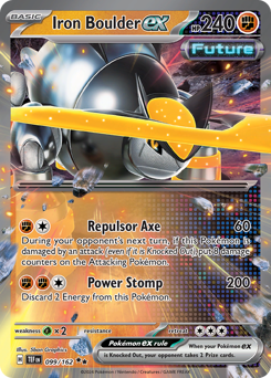 Iron Boulder ex - Temporal Forces - #99 - Pokemon TCG card