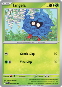 Tangela - Twilight Masquerade - #1 - Pokemon TCG card