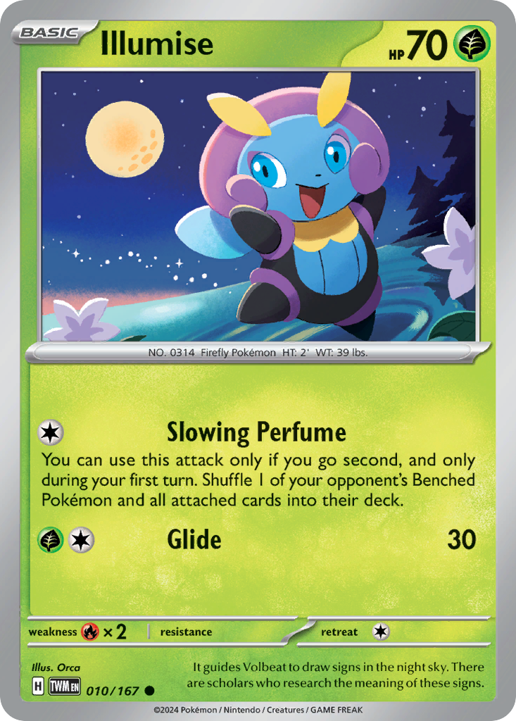 Illumise - Twilight Masquerade - #10 - Pokemon TCG card