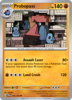 Probopass - Twilight Masquerade - #102 - Pokemon TCG card