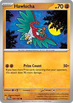 Hawlucha #107 Hawlucha - Twilight Masquerade - #107 - Pokemon TCG card