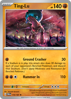 Ting-Lu - Twilight Masquerade - #110 - Pokemon TCG card