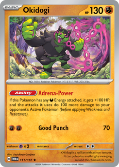 Okidogi #111 Okidogi - Twilight Masquerade - #111 - Pokemon TCG card