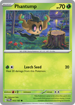 Phantump - Twilight Masquerade - #12 - Pokemon TCG card