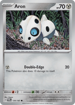 Aron - Twilight Masquerade - #120 - Pokemon TCG card
