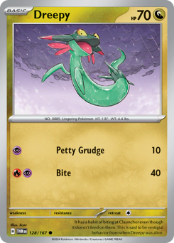 Dreepy - Twilight Masquerade - #128 - Pokemon TCG card