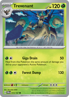 Trevenant #13 Trevenant - Twilight Masquerade - #13 - Pokemon TCG card