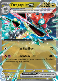 Dragapult ex - Twilight Masquerade - #130 - Pokemon TCG card