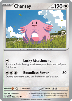 Chansey #133 Chansey - Twilight Masquerade - #133 - Pokemon TCG card