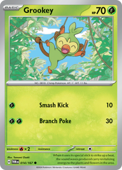Grookey #14 Grookey - Twilight Masquerade - #14 - Pokemon TCG card