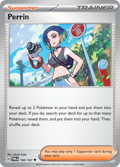 Perrin - Twilight Masquerade - #160 - Pokemon TCG card