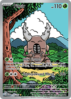Pinsir #168 Pinsir - Twilight Masquerade - #168 - Pokemon TCG card