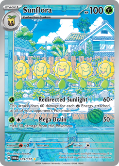 Sunflora - Twilight Masquerade - #169 - Pokemon TCG card