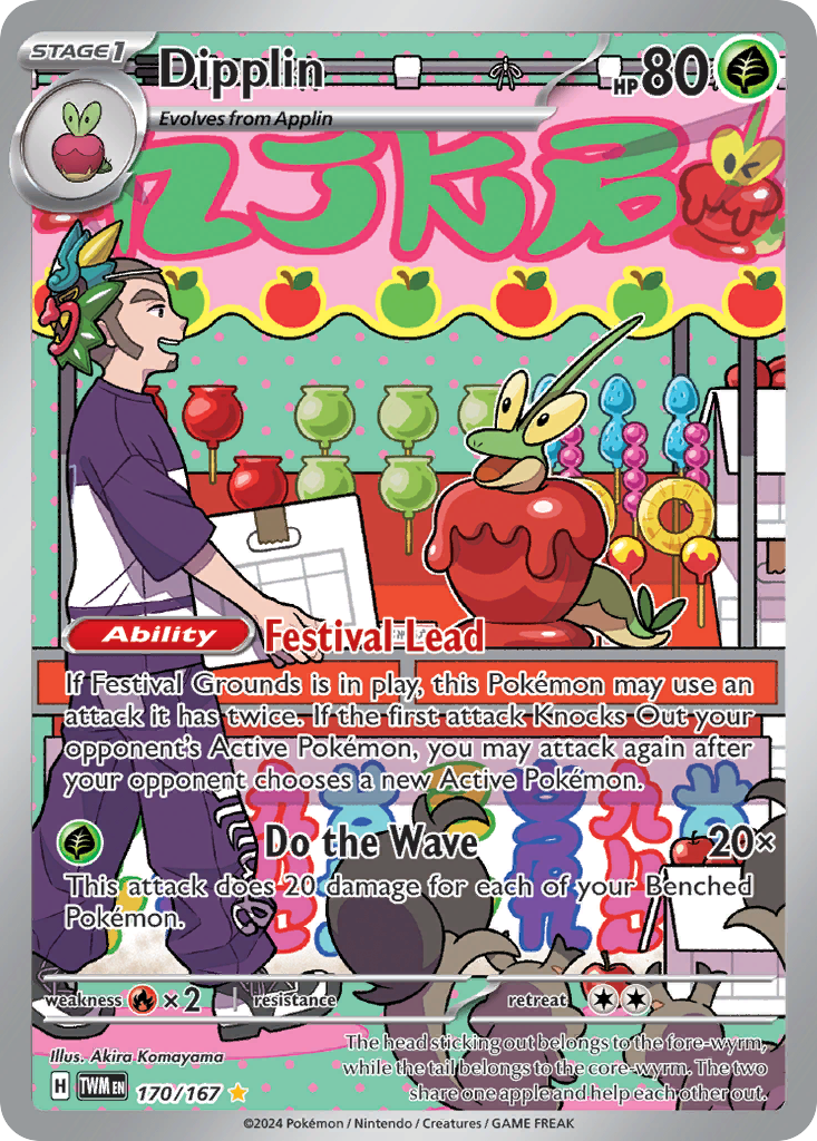 Dipplin - Twilight Masquerade - #170 - Pokemon TCG card