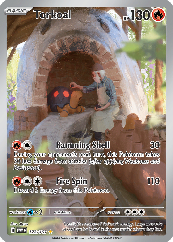 Torkoal - Twilight Masquerade - #172 - Pokemon TCG card