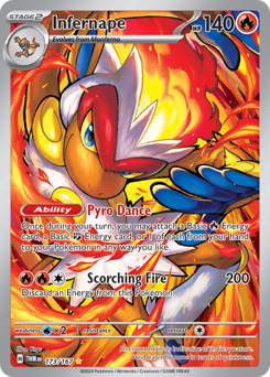 Infernape #173 Infernape - Twilight Masquerade - #173 - Pokemon TCG card