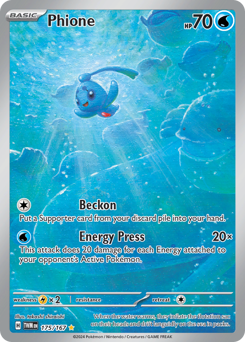 Phione #175 Phione - Twilight Masquerade - #175 - Pokemon TCG card