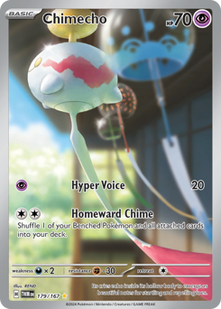 Chimecho #179 Chimecho - Twilight Masquerade - #179 - Pokemon TCG card