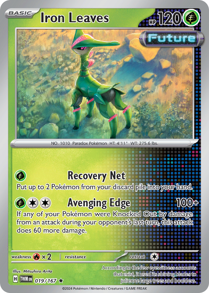 Iron Leaves - Twilight Masquerade - #19 - Pokemon TCG card