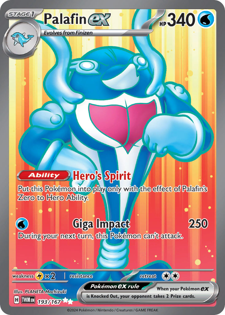 Palafin ex - Twilight Masquerade - #193 - Pokemon TCG card