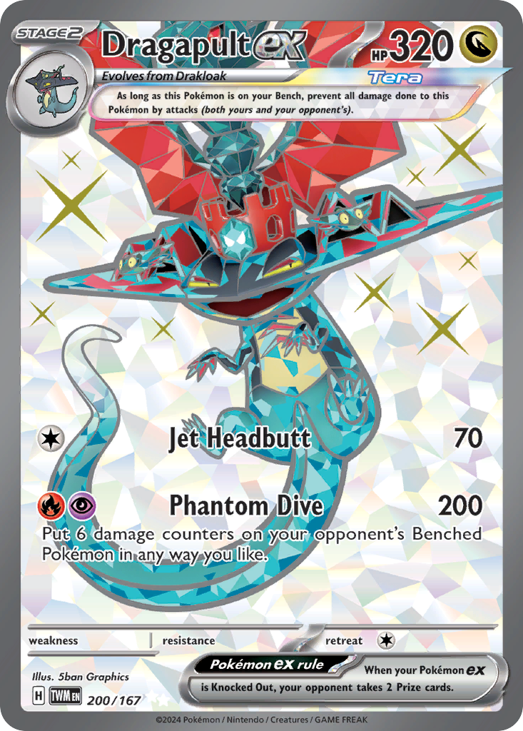 Dragapult ex - Twilight Masquerade - #200 - Pokemon TCG card
