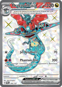 Dragapult ex - Twilight Masquerade - #200 - Pokemon TCG card