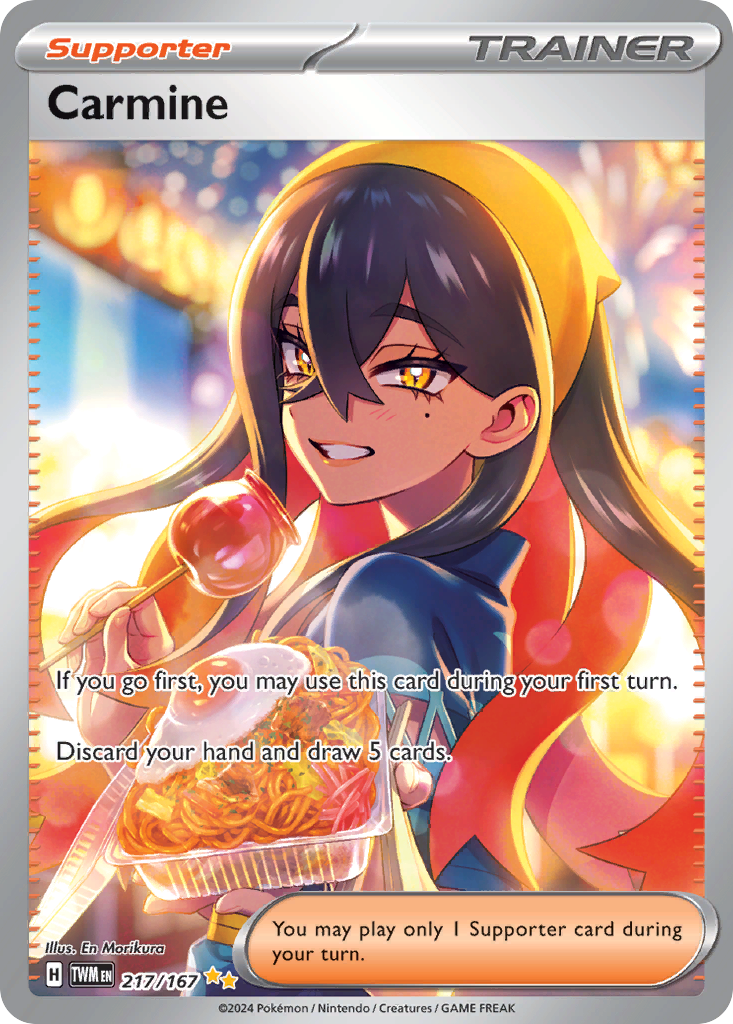 Carmine - Twilight Masquerade - #217 - Pokemon TCG card