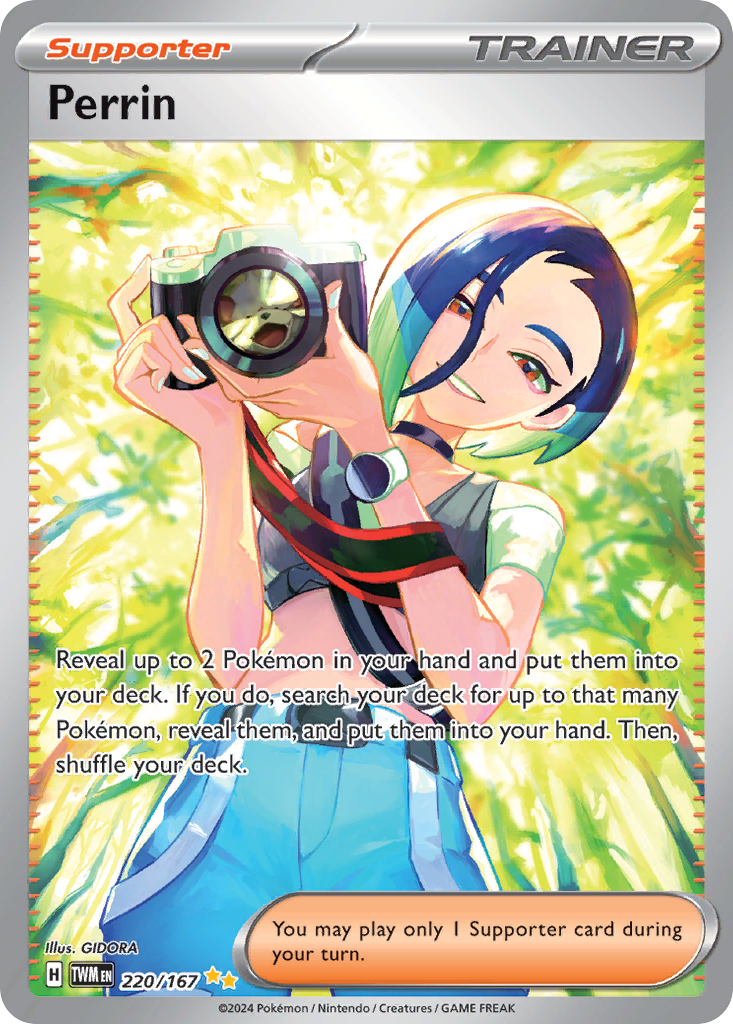 Perrin - Twilight Masquerade - #220 - Pokemon TCG card