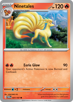 Ninetales #27 Ninetales - Twilight Masquerade - #27 - Pokemon TCG card