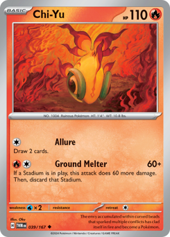 Chi-Yu #39 Chi-Yu - Twilight Masquerade - #39 - Pokemon TCG card