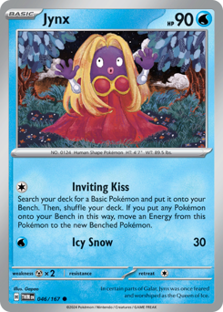 Jynx #46 Jynx - Twilight Masquerade - #46 - Pokemon TCG card