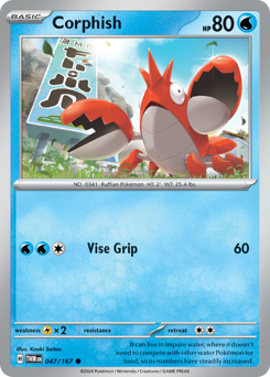 Corphish - Twilight Masquerade - #47 - Pokemon TCG card