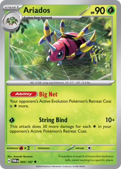 Ariados - Twilight Masquerade - #5 - Pokemon TCG card