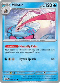 Milotic #50 Milotic - Twilight Masquerade - #50 - Pokemon TCG card