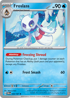 Froslass #53 Froslass - Twilight Masquerade - #53 - Pokemon TCG card