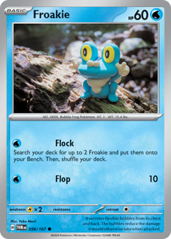 Froakie #56 Froakie - Twilight Masquerade - #56 - Pokemon TCG card
