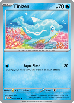 Finizen #59 Finizen - Twilight Masquerade - #59 - Pokemon TCG card