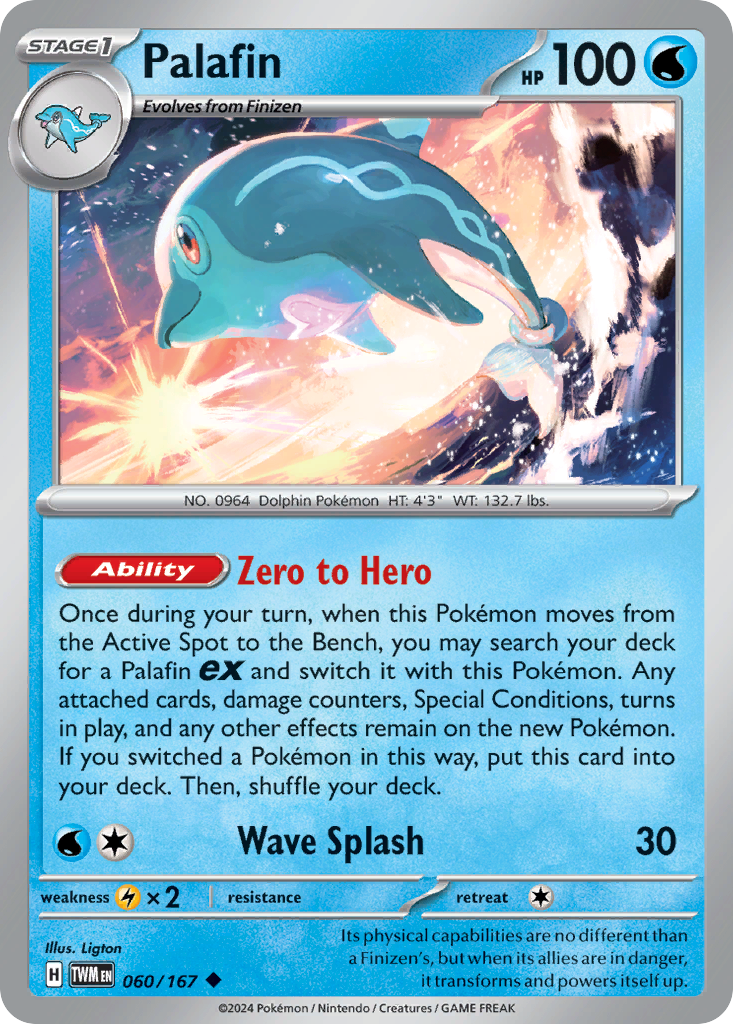 Palafin - Twilight Masquerade - #60 - Pokemon TCG card